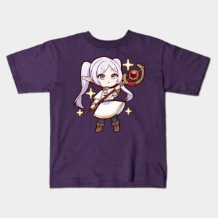 Frieren - Frieren Chibi Kids T-Shirt